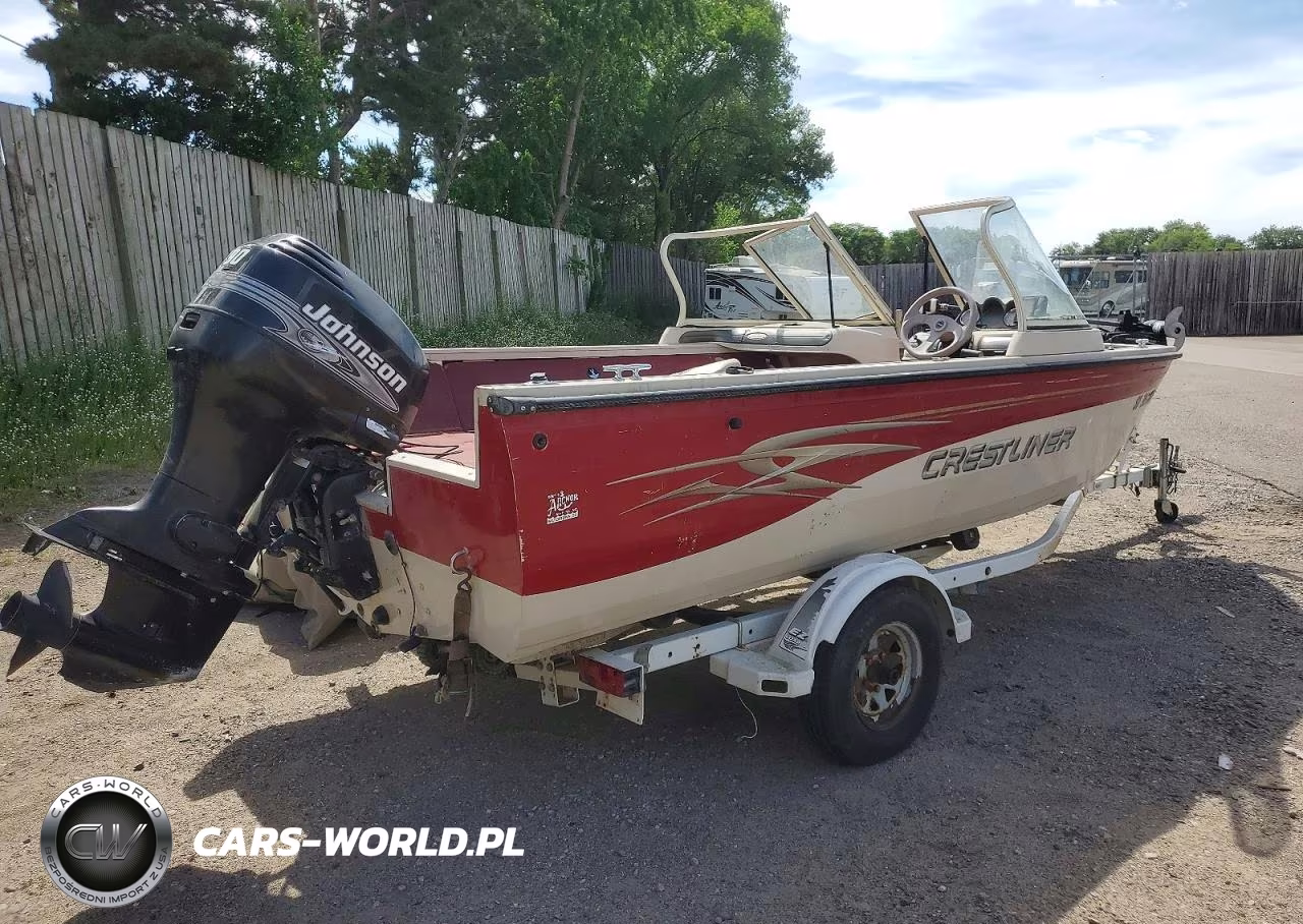 2001 Crestliner Boat - Outboard Engine VIN:NOR74858L001 - 4