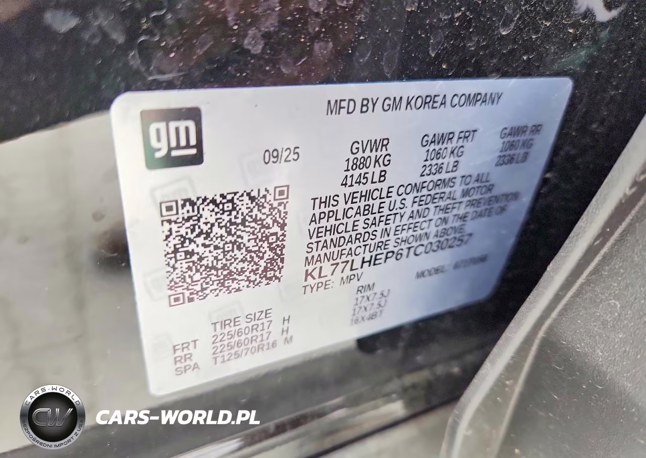 2026 Chevrolet Trax 1Lt VIN:KL77LHEP6TC030257 - 13