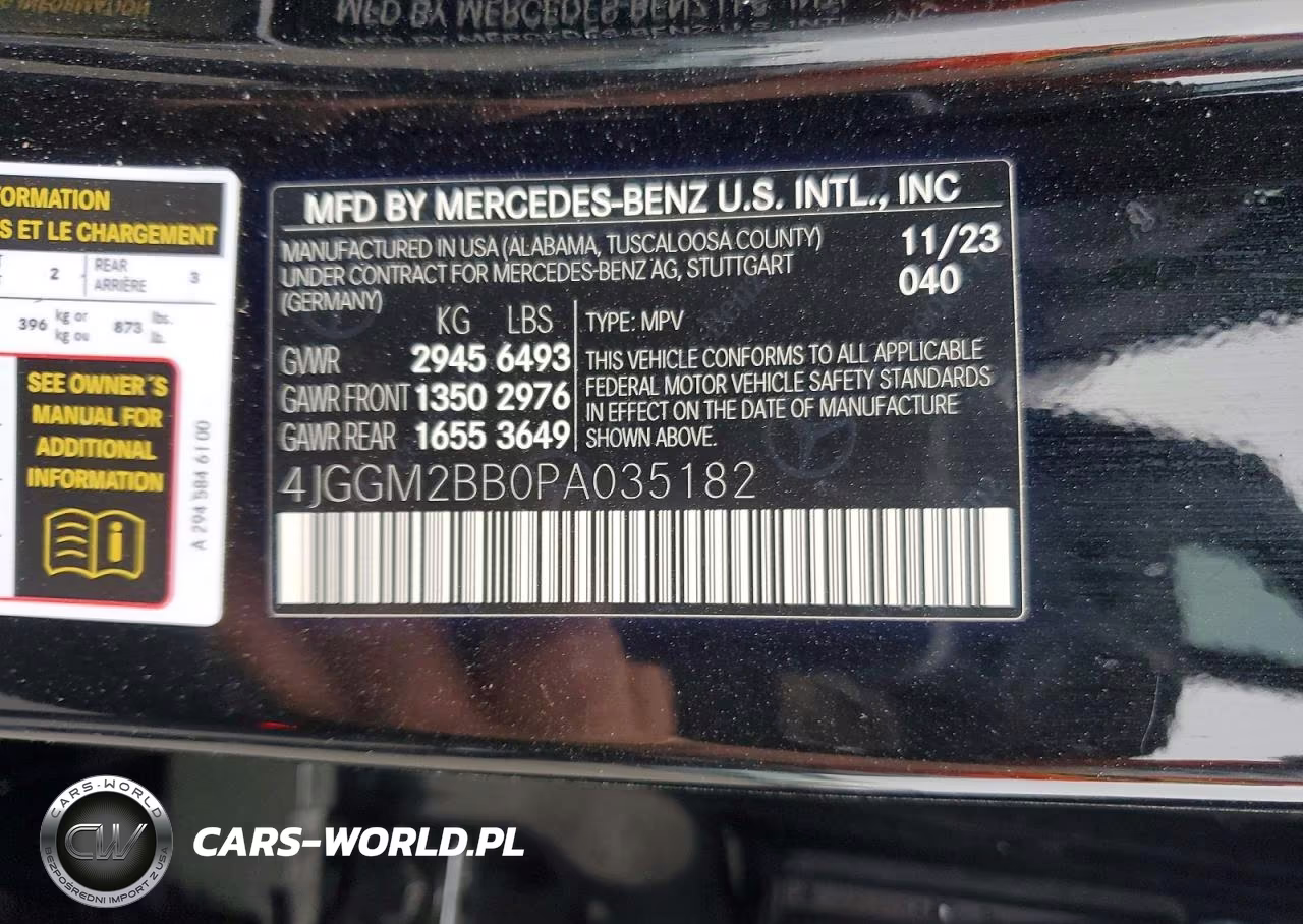 2023 Mercedes-Benz Eqe Suv 350+ VIN:4JGGM2BB0PA035182 - 13
