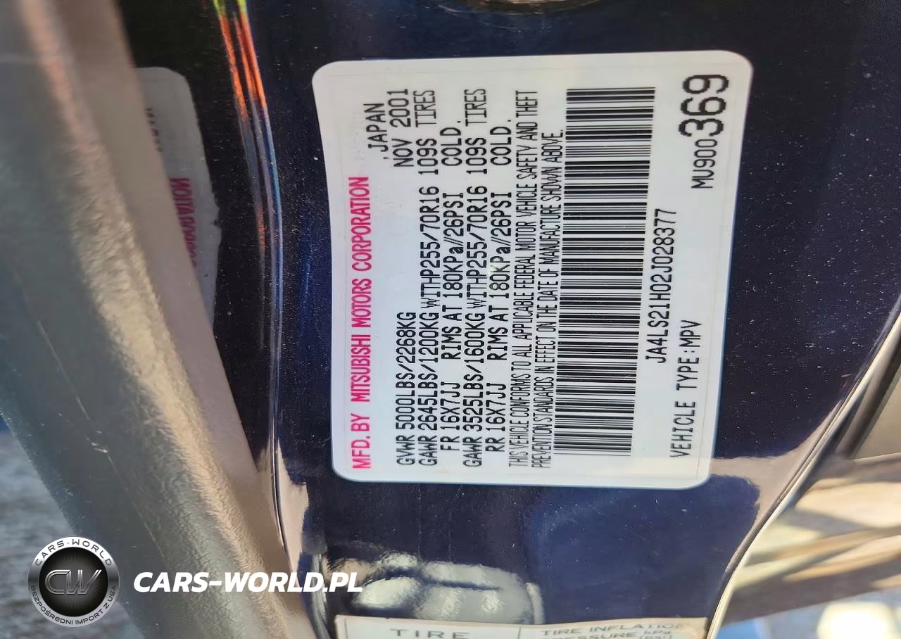 2002 Mitsubishi Montero Sport Es VIN:JA4LS21H02J028377 - 14