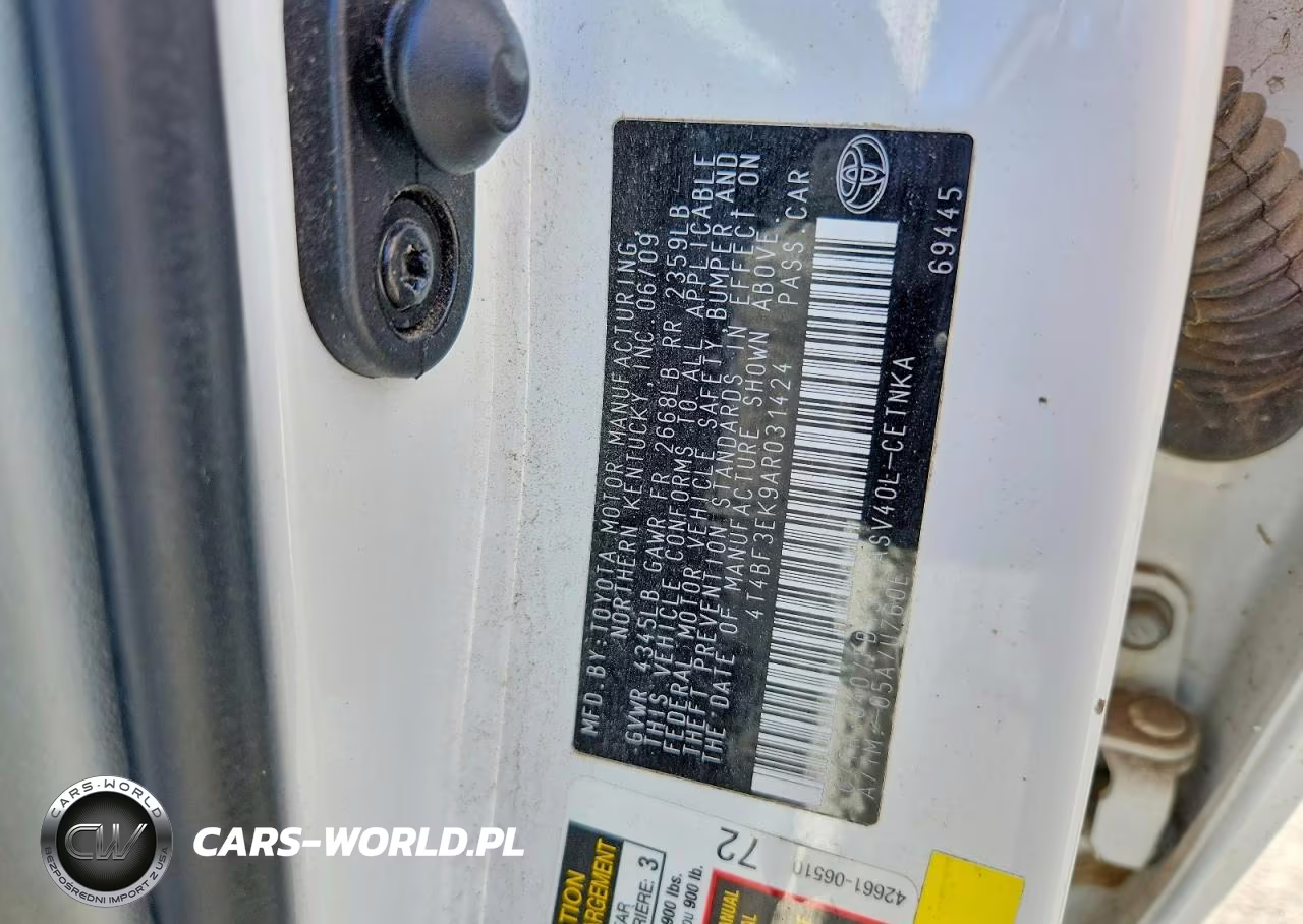 2010 Toyota Camry Le VIN:4T4BF3EK9AR031424 - 12
