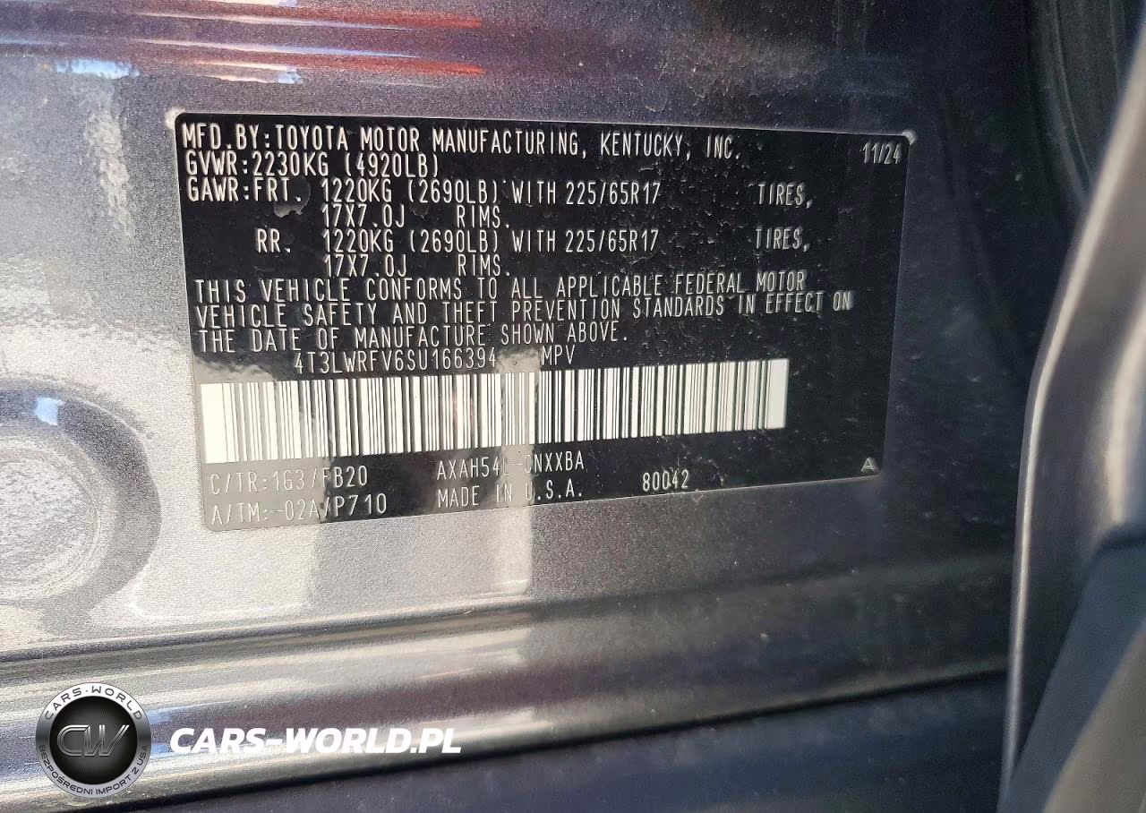 2025 Toyota Rav4 Le VIN:4T3LWRFV6SU166394 - 13