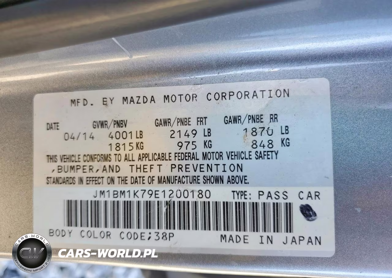 2014 Mazda 3 Sport VIN:JM1BM1K79E1200180 - 13