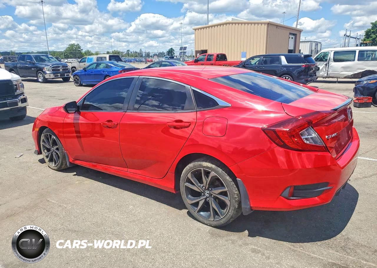 2019 Honda Civic Sport VIN:2HGFC2F89KH517095 - 2