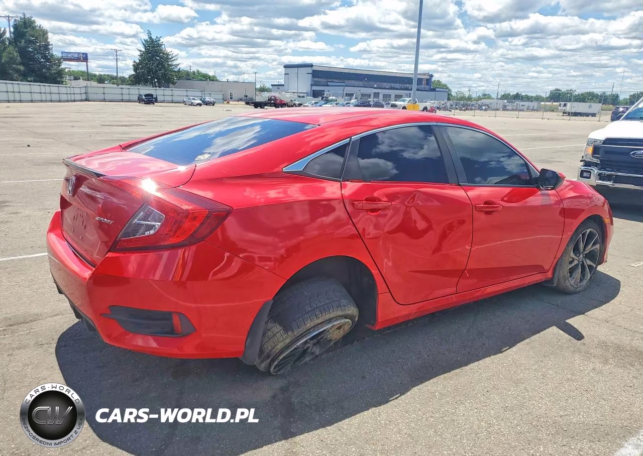 2019 Honda Civic Sport VIN:2HGFC2F89KH517095 - 3