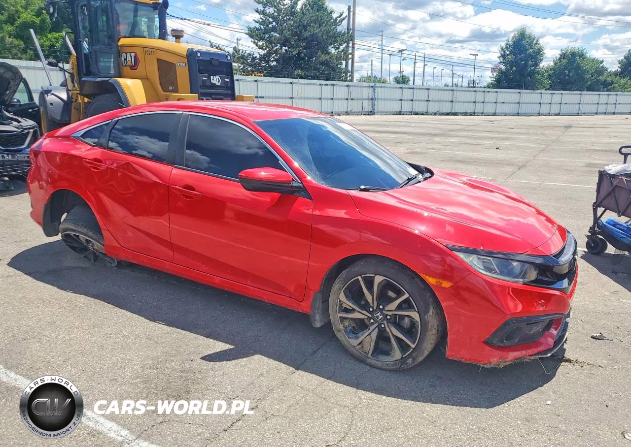 2019 Honda Civic Sport VIN:2HGFC2F89KH517095 - 4