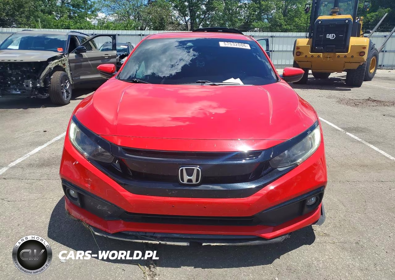 2019 Honda Civic Sport VIN:2HGFC2F89KH517095 - 5