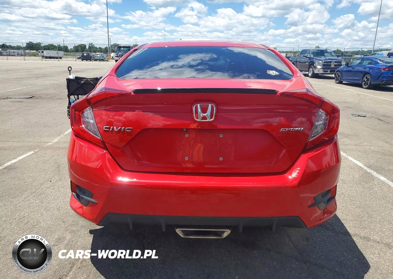 2019 Honda Civic Sport VIN:2HGFC2F89KH517095 - 6