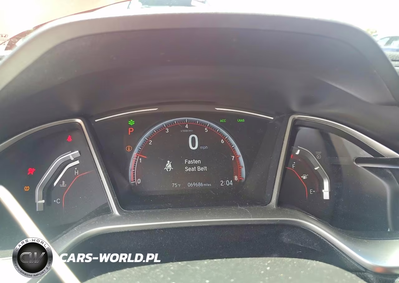 2019 Honda Civic Sport VIN:2HGFC2F89KH517095 - 9