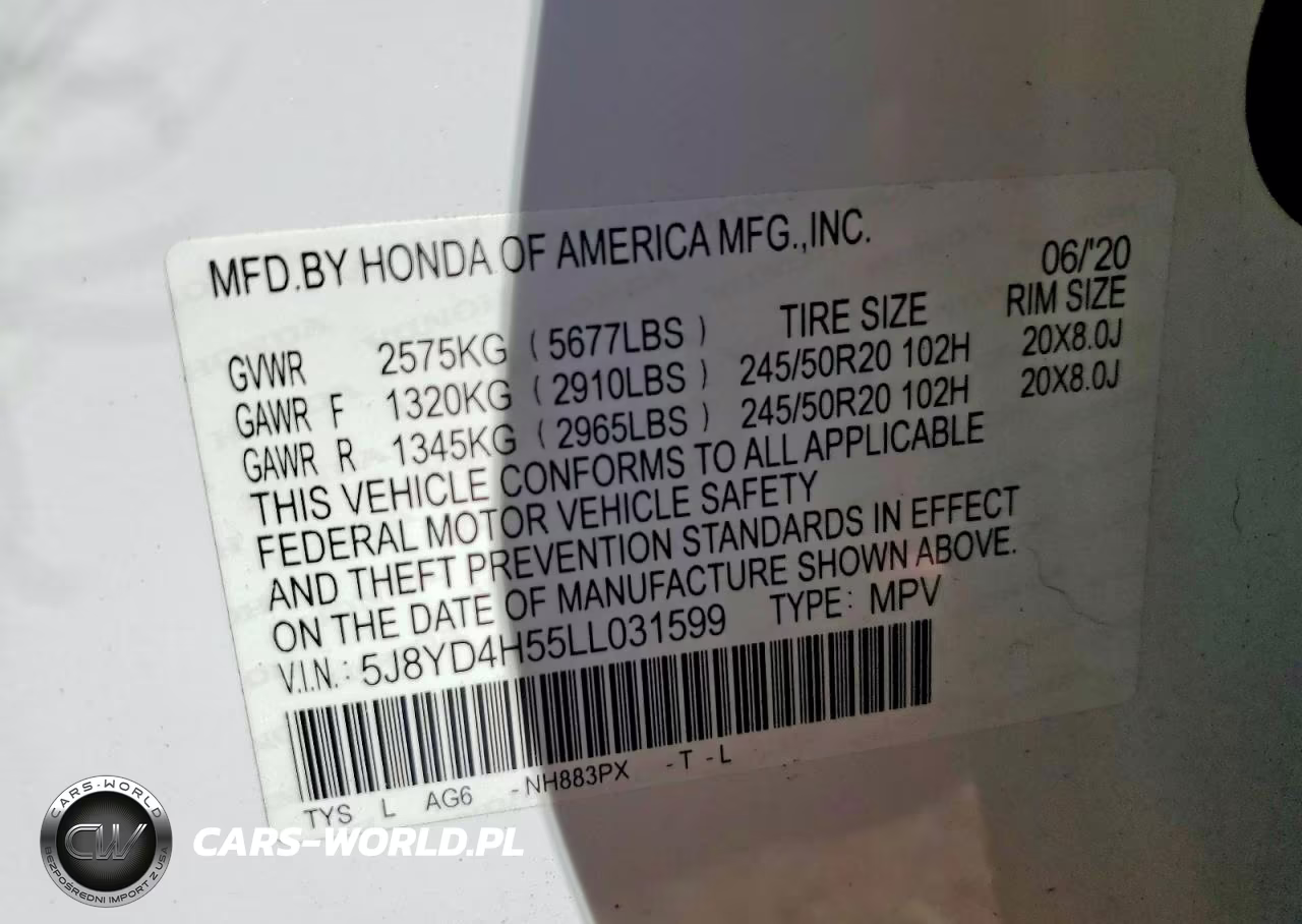 2020 Acura Mdx Technology VIN:5J8YD4H55LL031599 - 13