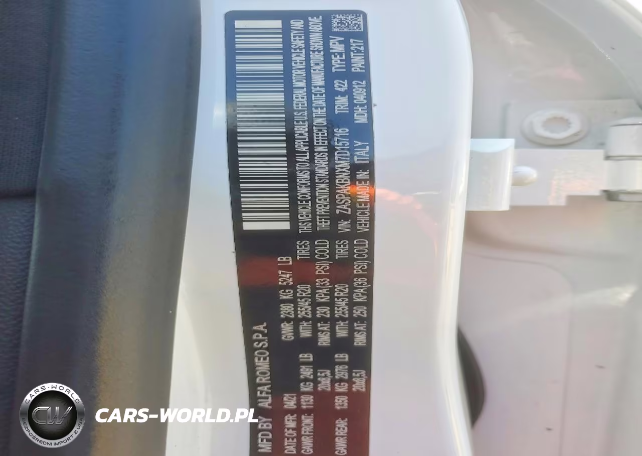 2021 Alfa Romeo Stelvio Ti VIN:ZASPAKBNXM7D15716 - 14