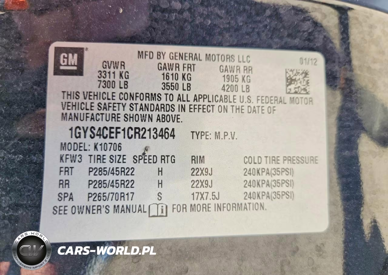 2012 Cadillac Escalade Premium VIN:1GYS4CEF1CR213464 - 13