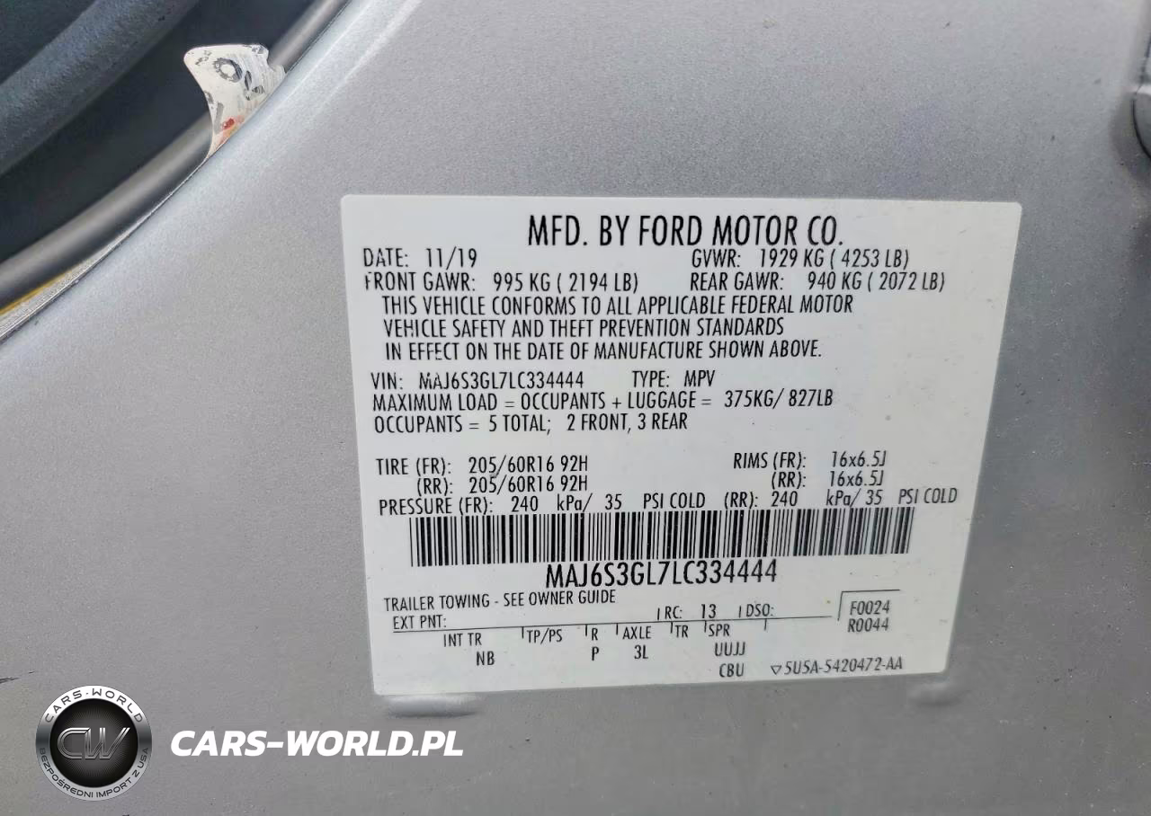 2020 Ford Ecosport Se VIN:MAJ6S3GL7LC334444 - 13
