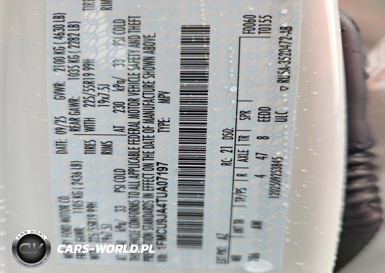 2026 Ford Escape Platinum VIN:1FMCU9JA4TUA07197 - 14