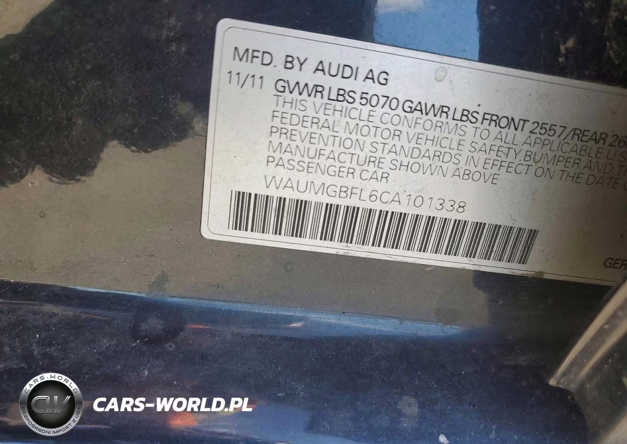 2012 Audi S4 Prestige VIN:WAUMGBFL6CA101338 - 13
