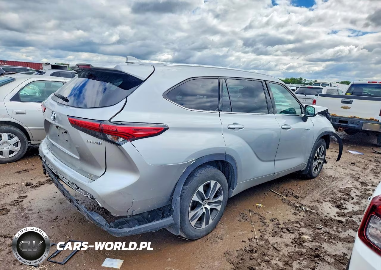2021 Toyota Highlander Hybrid Xle VIN:5TDHBRCH2MS522893 - 3