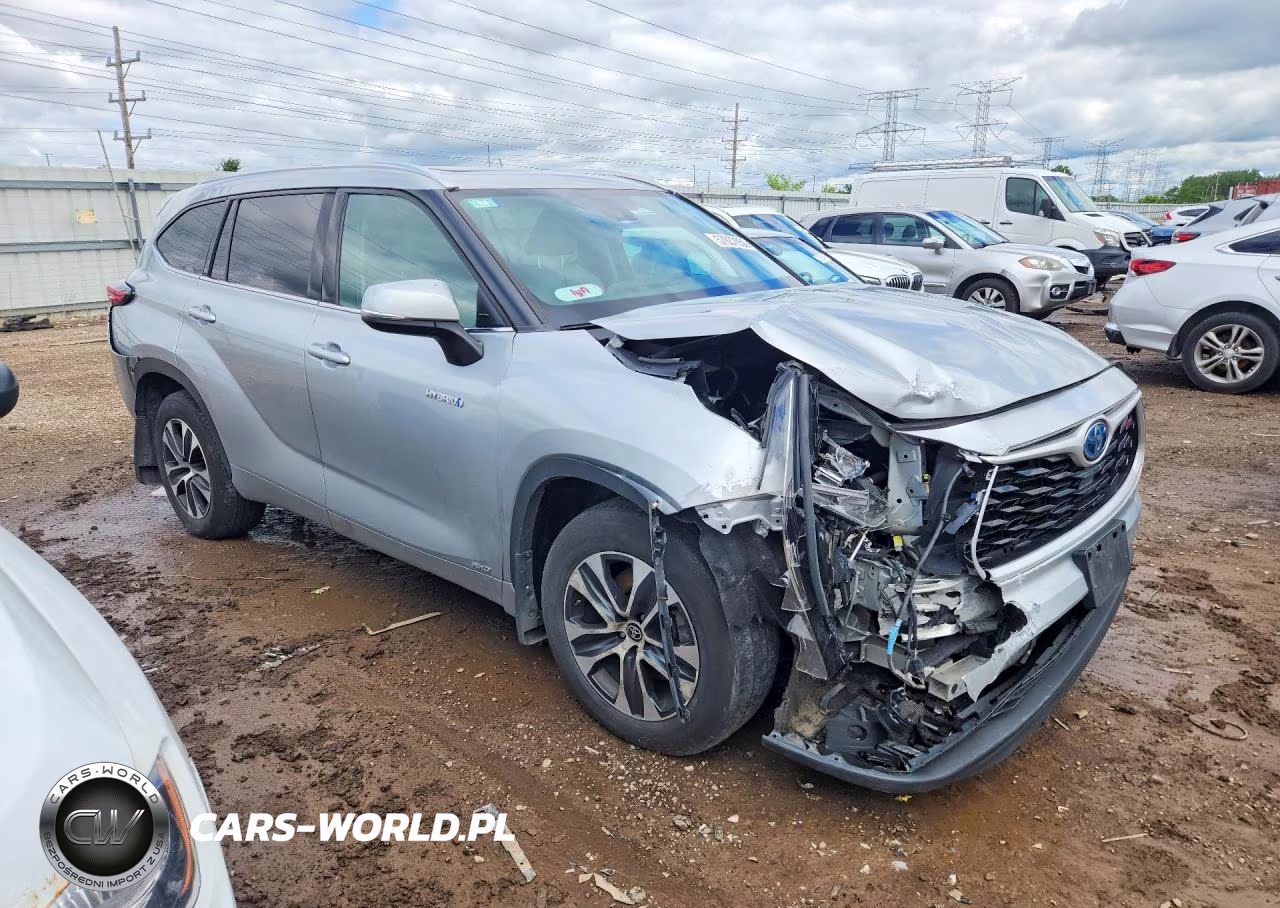 2021 Toyota Highlander Hybrid Xle VIN:5TDHBRCH2MS522893 - 4