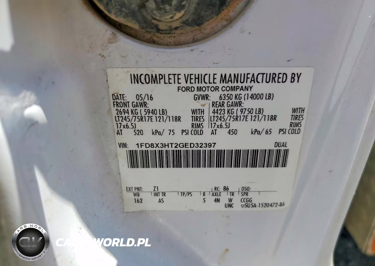 2016 Ford F350 Super Duty VIN:1FD8X3HT2GED32397 - 13