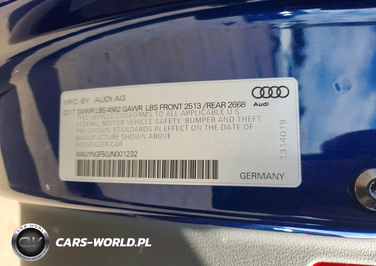 2018 Audi A5 Premium Plus VIN:WAUYNGF50JN001232 - 12