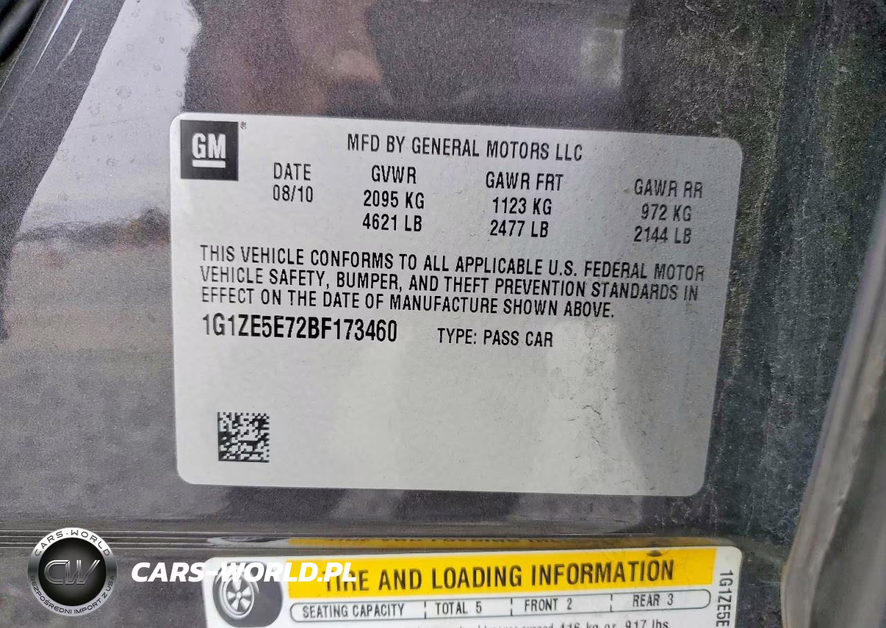 2011 Chevrolet Malibu Ltz VIN:1G1ZE5E72BF173460 - 12