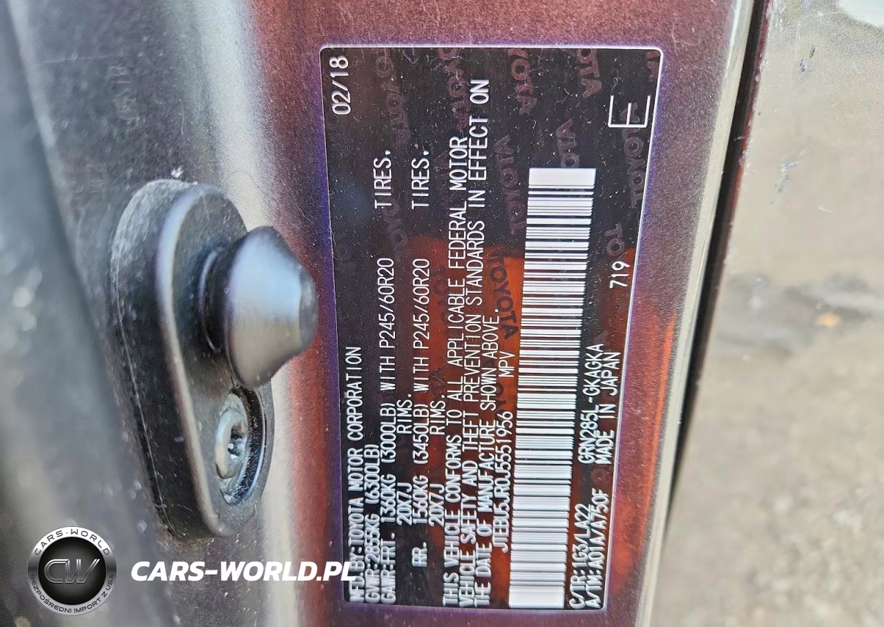 2018 Toyota 4Runner Limited VIN:JTEBU5JR0J5551956 - 14