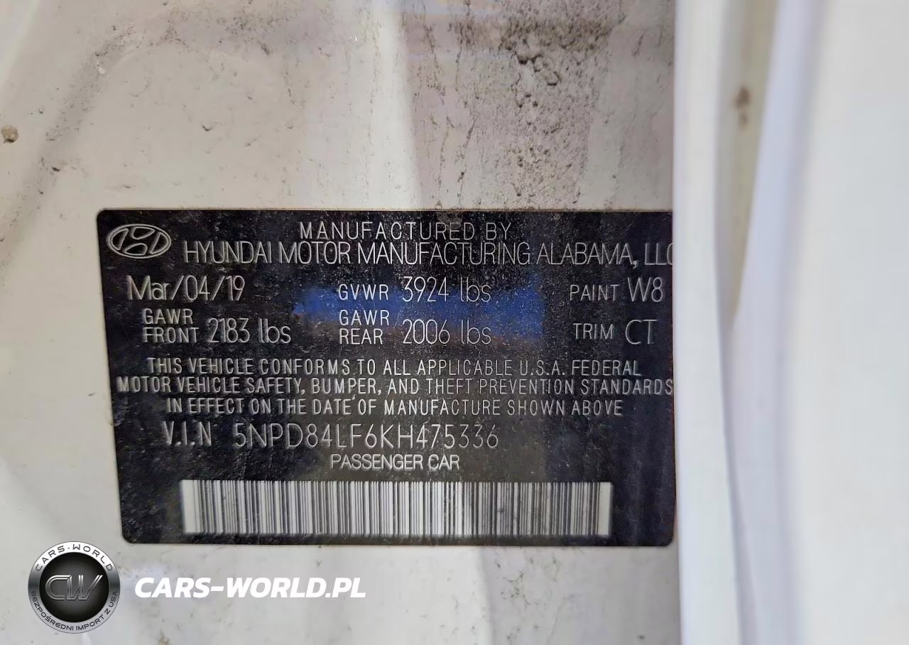 2019 Hyundai Elantra Value Edition VIN:5NPD84LF6KH475336 - 12