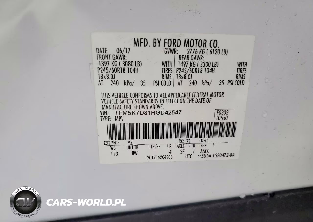 2017 Ford Explorer Xlt VIN:1FM5K7D81HGD42547 - 13
