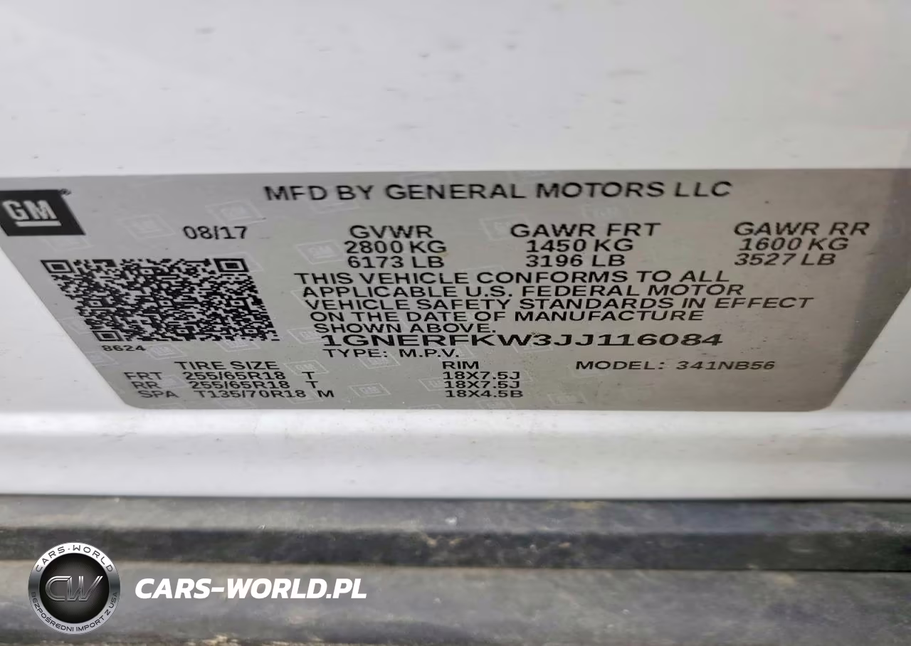 2018 Chevrolet Traverse Ls VIN:1GNERFKW3JJ116084 - 13