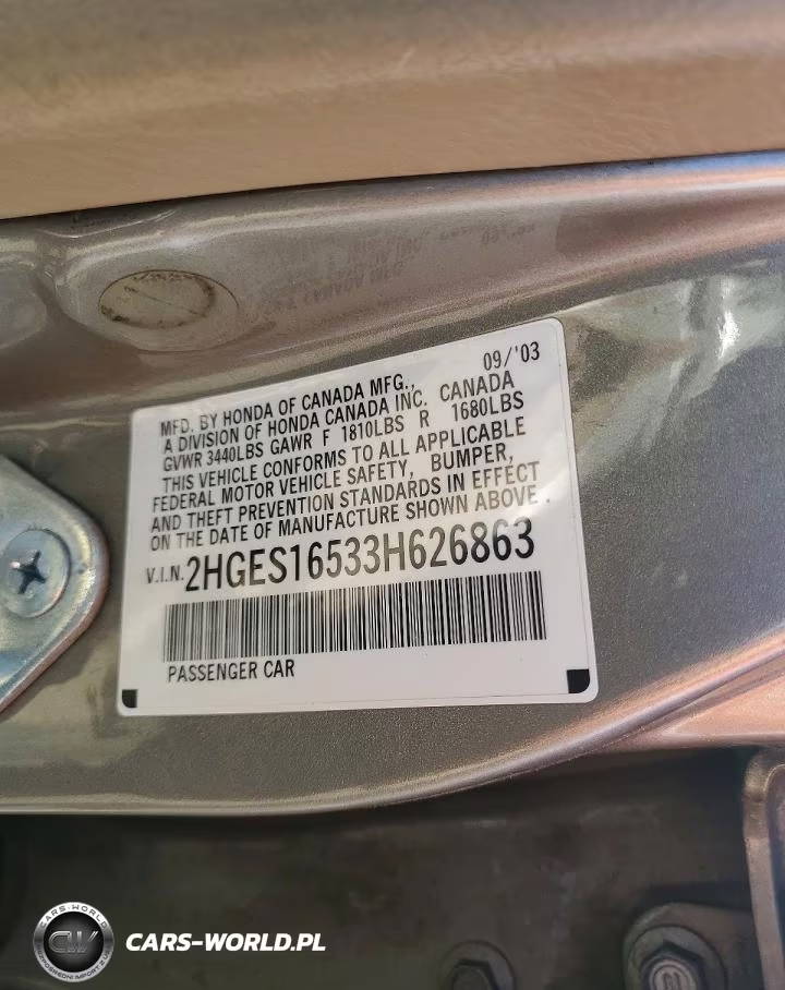 2003 Honda Civic Lx VIN:2HGES16533H626863 - 12