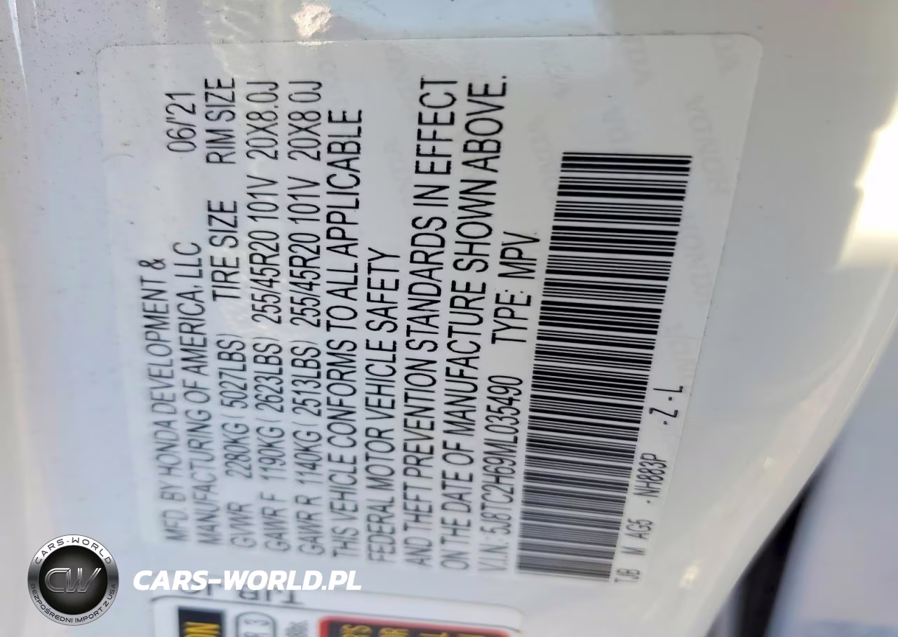 2021 Acura Rdx A-Spec VIN:5J8TC2H69ML035490 - 12