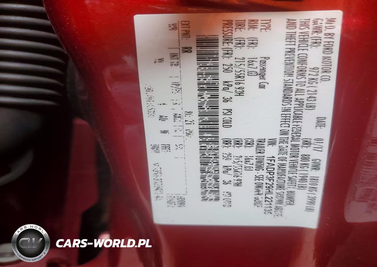 2017 Ford Focus Se VIN:1FADP3F29HL221135 - 12