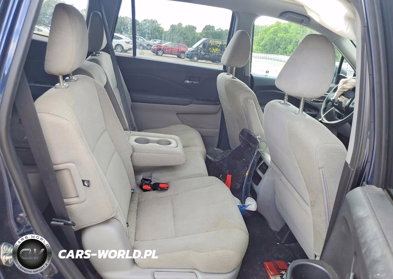 2017 Honda Pilot Lx VIN:5FNYF6H19HB036462 - 11