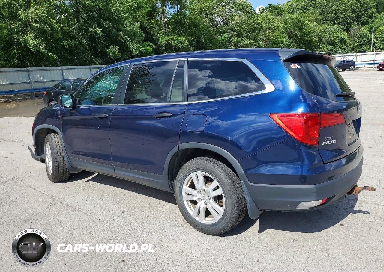 2017 Honda Pilot Lx VIN:5FNYF6H19HB036462 - 2