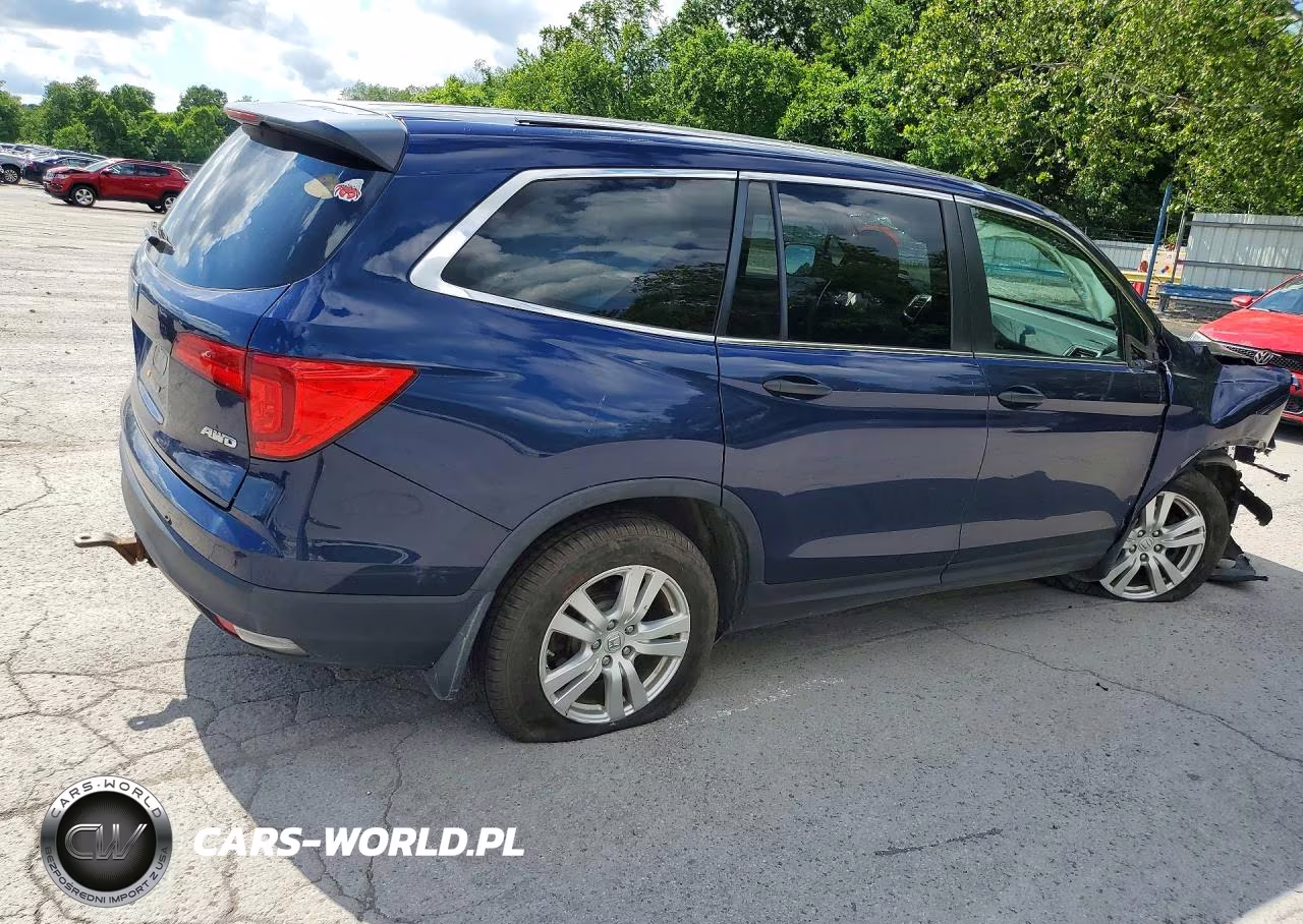 2017 Honda Pilot Lx VIN:5FNYF6H19HB036462 - 3
