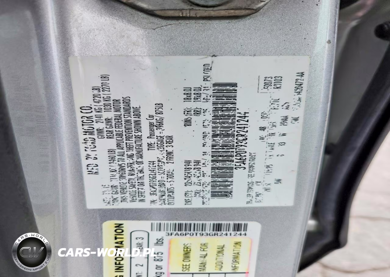 2016 Ford Fusion Se VIN:3FA6P0T93GR241244 - 13