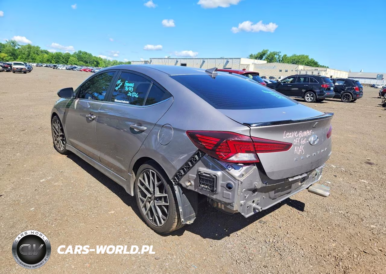 2020 Hyundai Elantra Sport VIN:KMHD04LB2LU019065 - 2