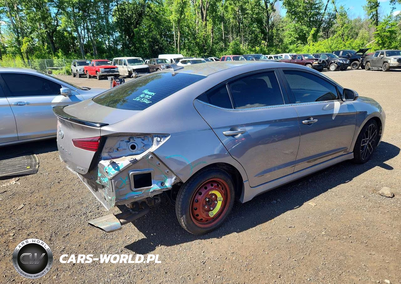 2020 Hyundai Elantra Sport VIN:KMHD04LB2LU019065 - 3