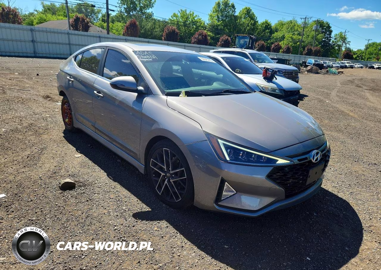 2020 Hyundai Elantra Sport VIN:KMHD04LB2LU019065 - 4