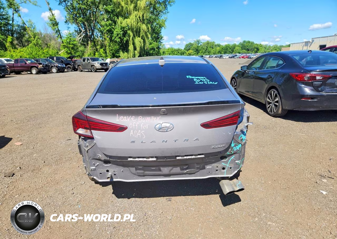 2020 Hyundai Elantra Sport VIN:KMHD04LB2LU019065 - 6