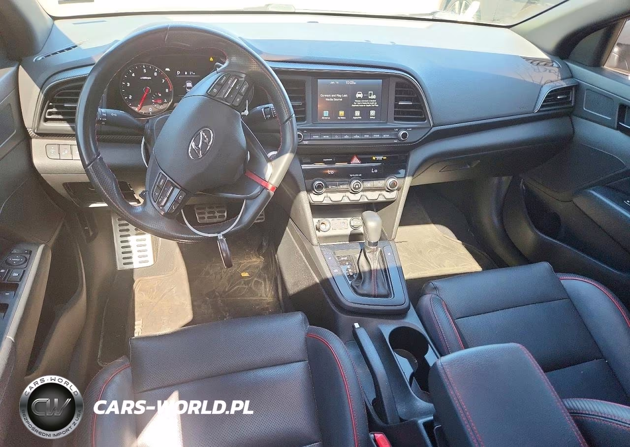 2020 Hyundai Elantra Sport VIN:KMHD04LB2LU019065 - 8