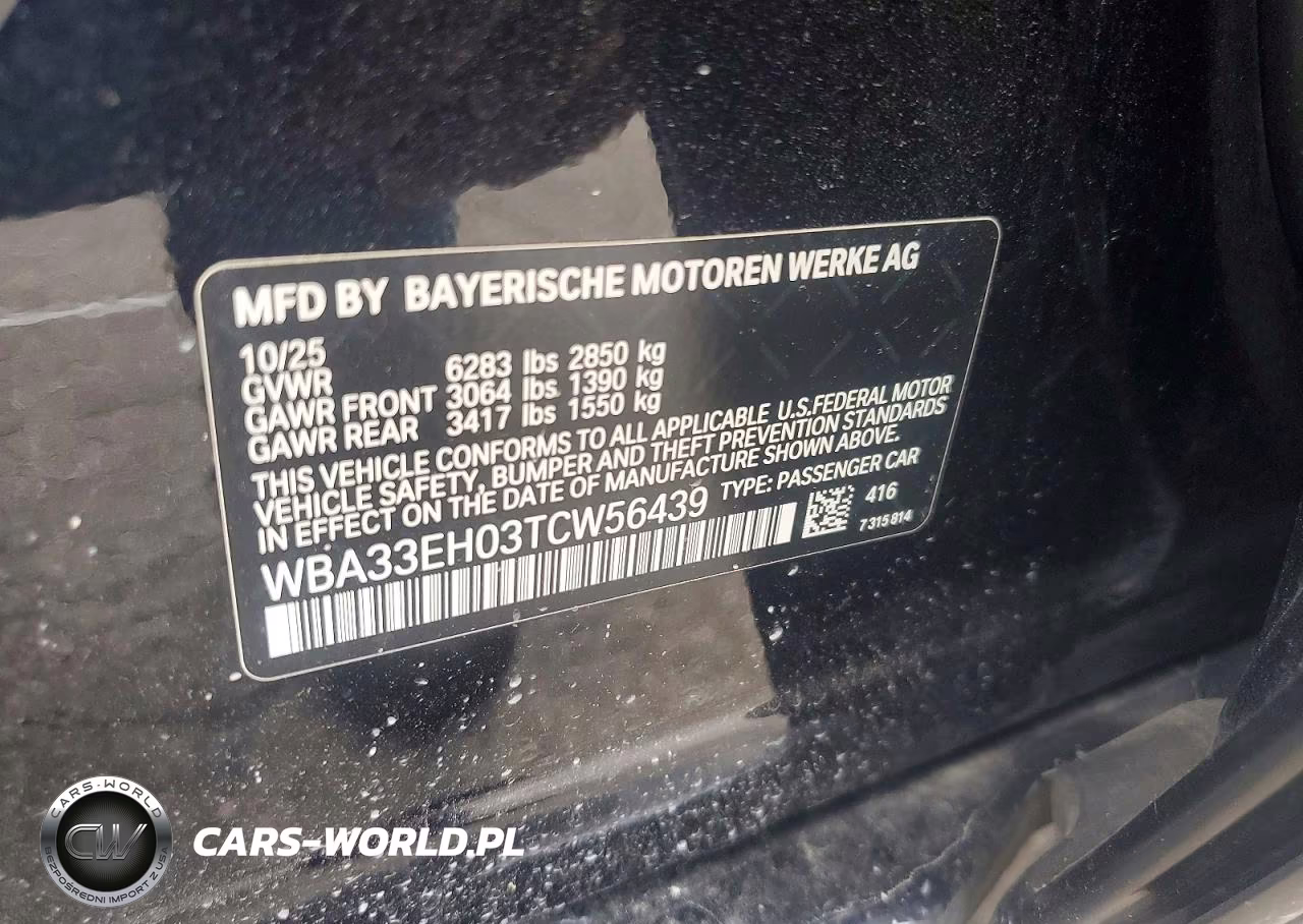 2026 BMW 740 Xi VIN:WBA33EH03TCW56439 - 12