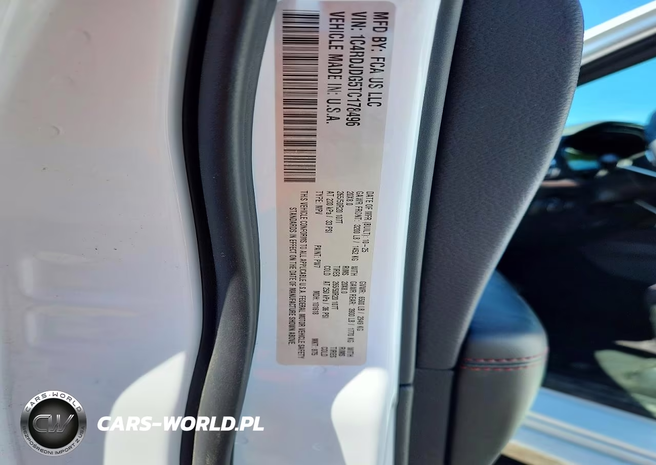 2026 Dodge Durango Gt VIN:1C4RDJDG5TC178496 - 13