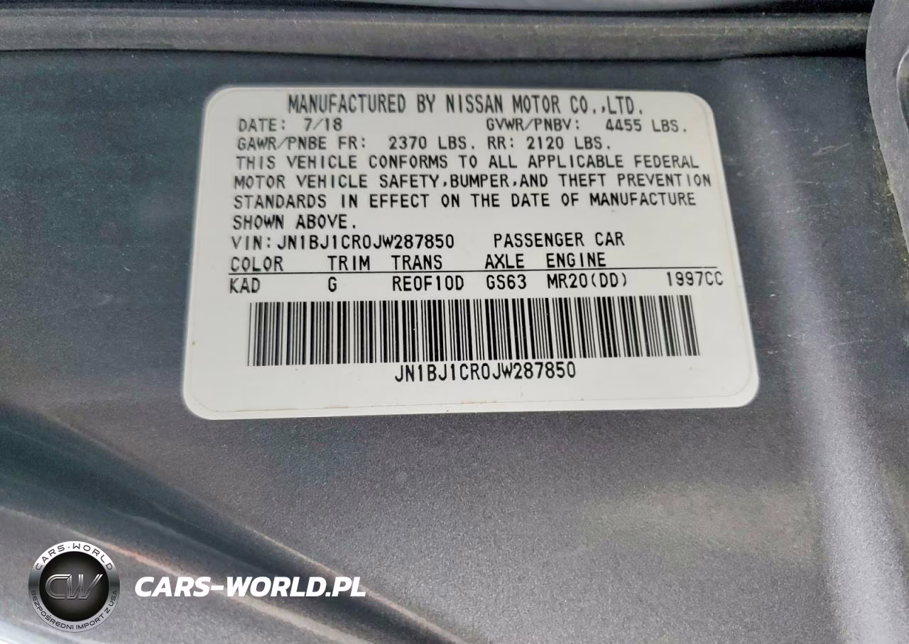 2018 Nissan Rogue Sport Sv VIN:JN1BJ1CR0JW287850 - 14
