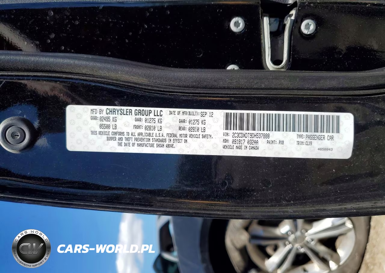 2013 Dodge Charger R-T VIN:2C3CDXDT9DH537888 - 12