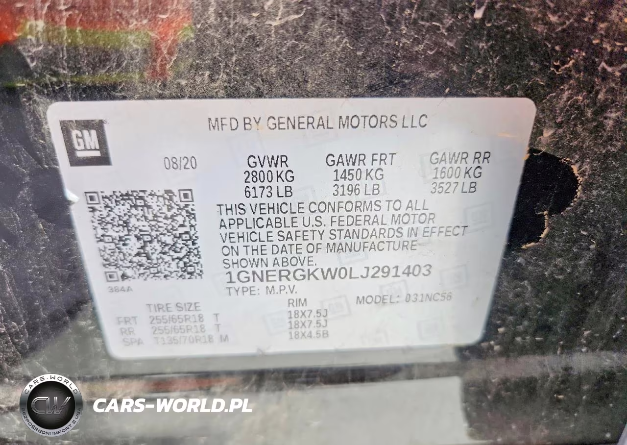 2020 Chevrolet Traverse Lt VIN:1GNERGKW0LJ291403 - 13