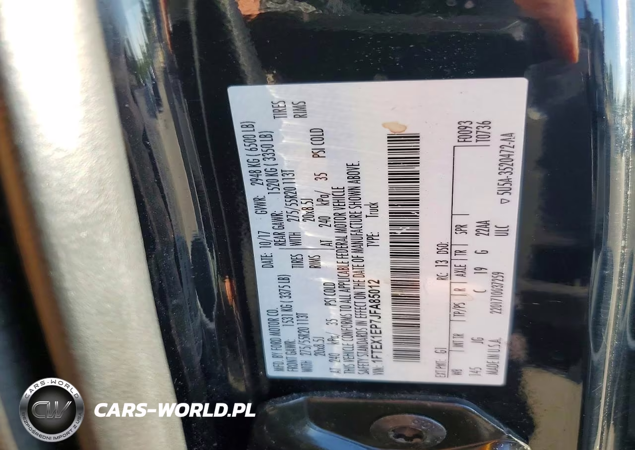 2018 Ford F150 Super Cab VIN:1FTEX1EP7JFA85012 - 12