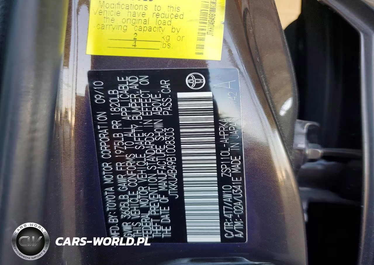 2011 Scion Xd Release Series 3.0 VIN:JTKKU4B49B1008303 - 12