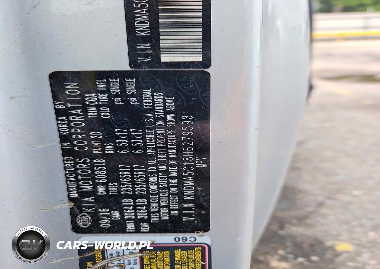 2017 Kia Sedona L VIN:KNDMA5C18H6279593 - 13