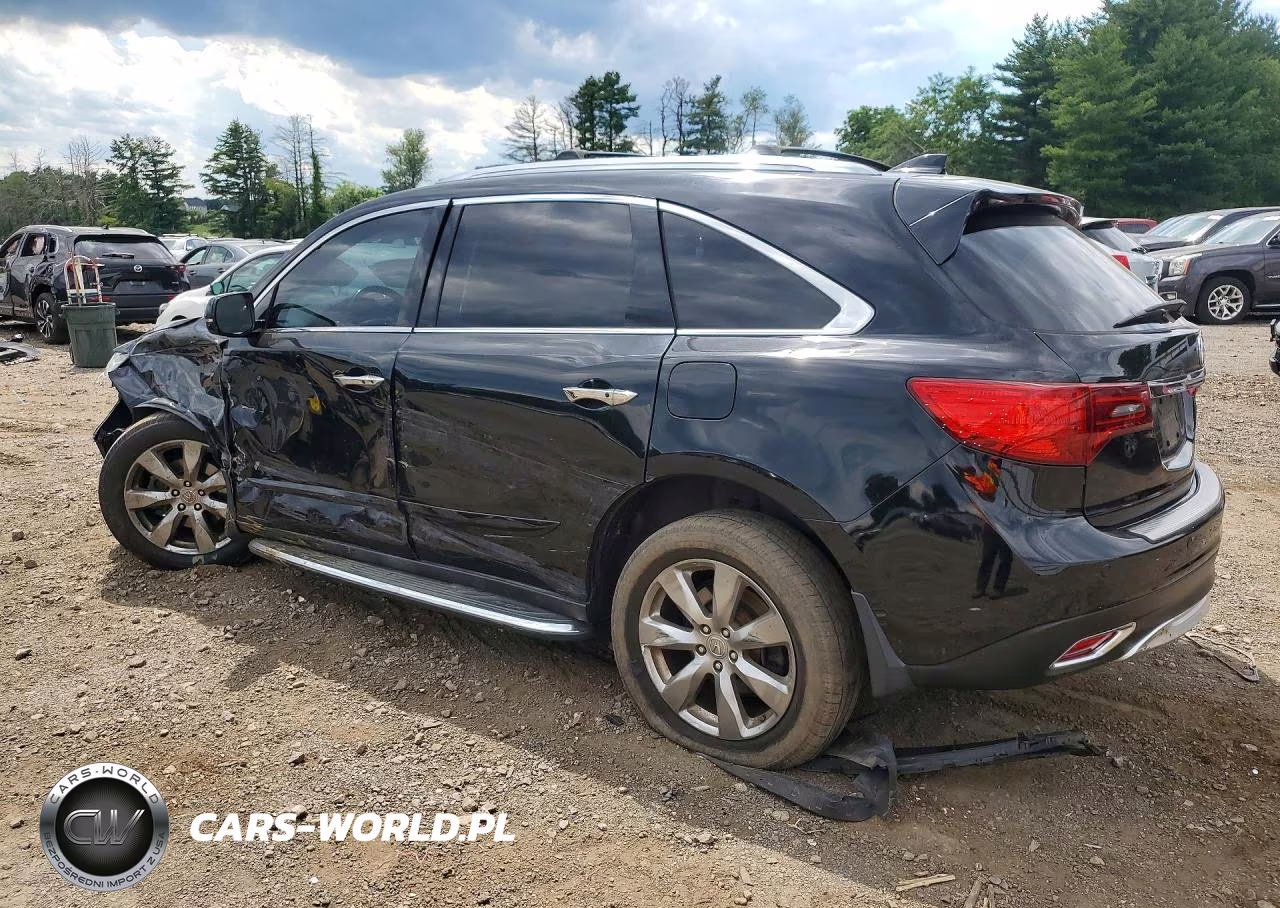 2016 Acura Mdx Advance VIN:5FRYD4H93GB012011 - 2