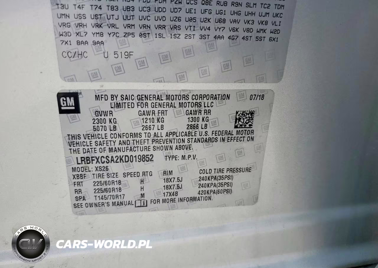2019 Buick Envision Essence VIN:LRBFXCSA2KD019852 - 13